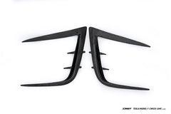 Tesla Model Y Juniper 2026-ON with Aftermarket Parts - Upper Valences Carbon Fiber / FRP from CMST Tuning