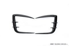 Tesla Model Y Juniper 2026-ON with Aftermarket Parts - Upper Valences Carbon Fiber / FRP from CMST Tuning