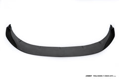 Tesla Model Y Juniper 2026-ON with Aftermarket Parts - V1 Front Lip Carbon Fiber / FRP from CMST Tuning