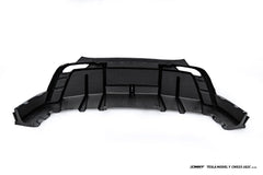 Tesla Model Y Juniper 2026-ON with Aftermarket Parts - V2 Rear Diffuser Carbon Fiber / FRP from CMST Tuning