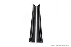 Tesla Model Y Juniper 2026-ON with Aftermarket Parts - V2 Side Skirts Carbon Fiber / FRP from CMST Tuning