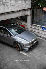 Tesla Model Y Juniper 2026-ON with Aftermarket Parts - V6 Front Lip PP Polypropylene from CMST Tuning