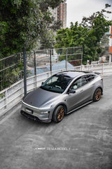 Tesla Model Y Juniper 2026-ON with Aftermarket Parts - V6 Front Lip PP Polypropylene from CMST Tuning