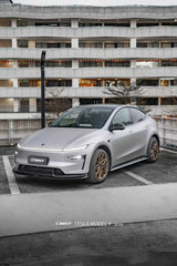Tesla Model Y Juniper 2026-ON with Aftermarket Parts - V5 Side Skirts PP Polypropylene from CMST Tuning
