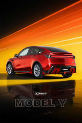 Tesla Model Y Juniper 2026-ON with Aftermarket Parts - V5 Side Skirts PP Polypropylene from CMST Tuning