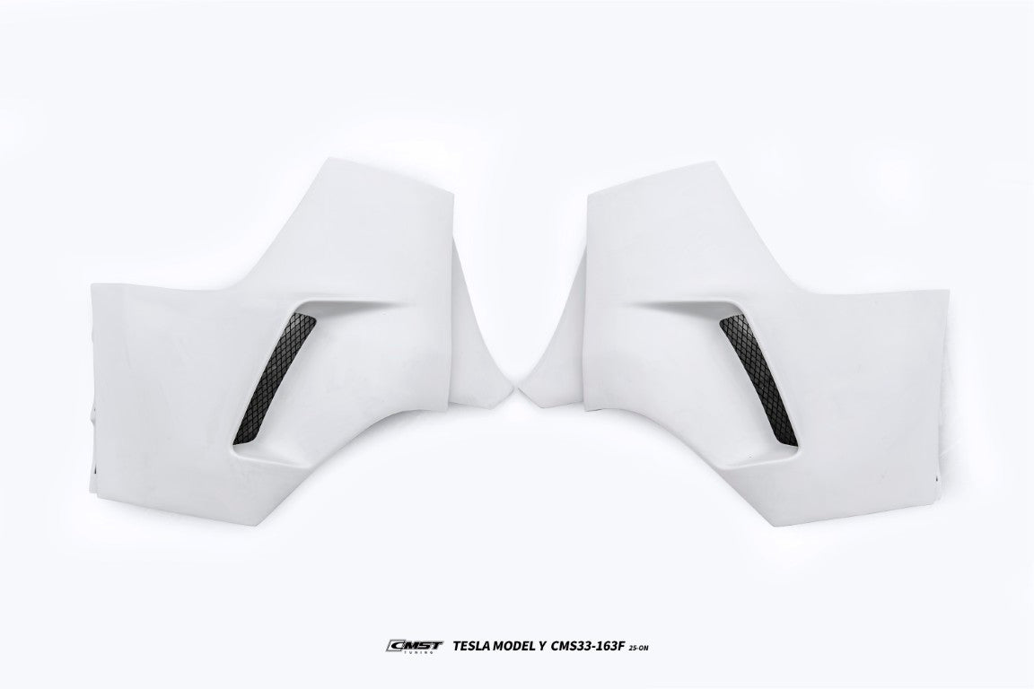 Tesla Model Y Juniper Base 2026-ON with Aftermarket Parts - Rear Bumper Carbon Fiber / FRP from CMST Tuning