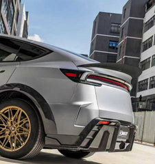 Tesla Model Y Juniper Base 2026-ON with Aftermarket Parts - Rear Bumper Carbon Fiber / FRP from CMST Tuning