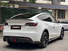 Tesla Model Y Performance AWD Long Range RWD Standard 2020 2021 2022 2023 2024 with Aftermarket Parts - V2 Rear Diffuser Carbon Fiber / FRP from CMST Tuning