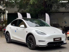 CMST Tuning  V2 Front Lip Splitter for Tesla Model Y Performance AWD Long Range RWD Carbon Fiber/FRP