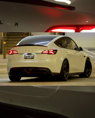 Tesla Model Y Performance AWD Long Range RWD Standard 2020 2021 2022 2023 2024 with Aftermarket Parts - V2 Rear Diffuser Carbon Fiber / FRP from CMST Tuning