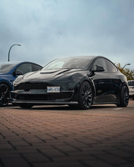 Tesla Model Y Performance AWD Long Range RWD Standard 2020 2021 2022 2023 2024 with Aftermarket Parts - V1 Hood Bonnet Carbon Fiber / FRP from CMST Tuning