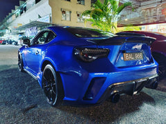 Toyota GT86 86 TRD GT SE Base ZN6 2017 2018 2019 2020 & Scion FR-S FRS ZN6 2013 2014 2015 2016 & Subaru BRZ TS Limited Premium ZN6 2013 2014 2015 2016 2017 2018 2019 2020 (compatible with CMST CITOXE widebody kit) with Aftermarket Parts - CITOXE Rear Bumper & Diffuser Carbon Fiber / FRP from CMST Tuning