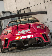 Toyota GT86 86 TRD GT SE Base ZN6 2017 2018 2019 2020 & Scion FR-S FRS ZN6 2013 2014 2015 2016 & Subaru BRZ TS Limited Premium ZN6 2013 2014 2015 2016 2017 2018 2019 2020 (compatible with CMST CITOXE widebody kit) with Aftermarket Parts - CITOXE Rear Bumper & Diffuser Carbon Fiber / FRP from CMST Tuning