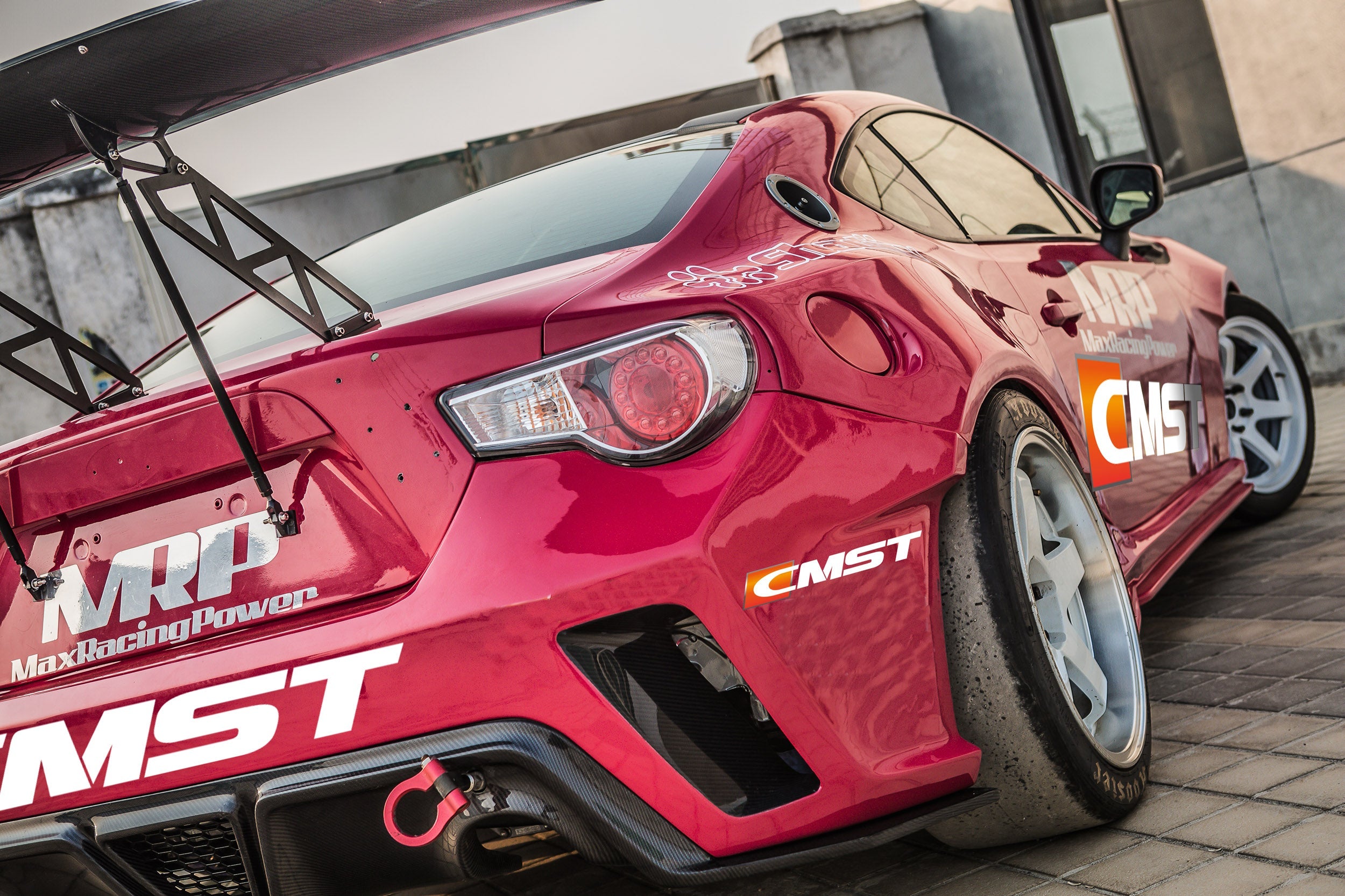Toyota GT86 86 TRD GT SE Base ZN6 2017 2018 2019 2020 & Scion FR-S FRS ZN6 2013 2014 2015 2016 & Subaru BRZ TS Limited Premium ZN6 2013 2014 2015 2016 2017 2018 2019 2020 (compatible with CMST CITOXE widebody kit) with Aftermarket Parts - CITOXE Rear Quarter Panels Carbon Fiber / FRP from CMST Tuning