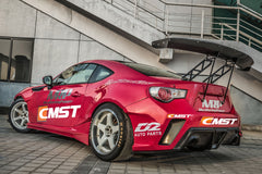 Toyota GT86 86 TRD GT SE Base ZN6 2017 2018 2019 2020 & Scion FR-S FRS ZN6 2013 2014 2015 2016 & Subaru BRZ TS Limited Premium ZN6 2013 2014 2015 2016 2017 2018 2019 2020 (compatible with CMST CITOXE widebody kit) with Aftermarket Parts - CITOXE Rear Bumper & Diffuser Carbon Fiber / FRP from CMST Tuning
