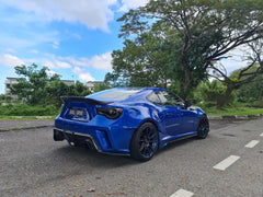 Toyota GT86 86 TRD GT SE Base ZN6 2017 2018 2019 2020 & Scion FR-S FRS ZN6 2013 2014 2015 2016 & Subaru BRZ TS Limited Premium ZN6 2013 2014 2015 2016 2017 2018 2019 2020 (compatible with CMST CITOXE widebody kit) with Aftermarket Parts - CITOXE Rear Bumper & Diffuser Carbon Fiber / FRP from CMST Tuning