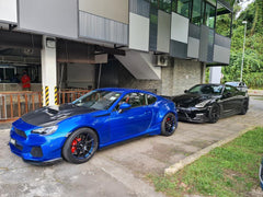 Toyota GT86 86 TRD GT SE Base ZN6 2017 2018 2019 2020 & Scion FR-S FRS ZN6 2013 2014 2015 2016 & Subaru BRZ TS Limited Premium ZN6 2013 2014 2015 2016 2017 2018 2019 2020 (compatible with CMST CITOXE widebody kit) with Aftermarket Parts - CITOXE Front Bumper & Lip Carbon Fiber / FRP from CMST Tuning