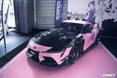 Toyota Supra MK5 A90 A91 3.0 2.0 2020 2021 2022 2023 2024 with Aftermarket Parts - Side Skirts Carbon Fiber / FRP from CMST Tuning