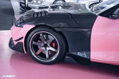 Toyota Supra MK5 A90 A91 3.0 2.0 2020 2021 2022 2023 2024 with Aftermarket Parts - Side Skirts Carbon Fiber / FRP from CMST Tuning