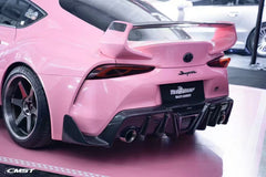Toyota Supra MK5 A90 A91 3.0 2.0 2020 2021 2022 2023 2024 with Aftermarket Parts - Rear Diffuser Carbon Fiber / FRP from CMST Tuning