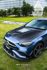 Mercedes Benz C-Class C43 AMG C300 (with sport-package bumper) W206 S206 2021-ON with Aftermarket Parts - Upper Valences Carbon Fiber / FRP from CMST Tuning
