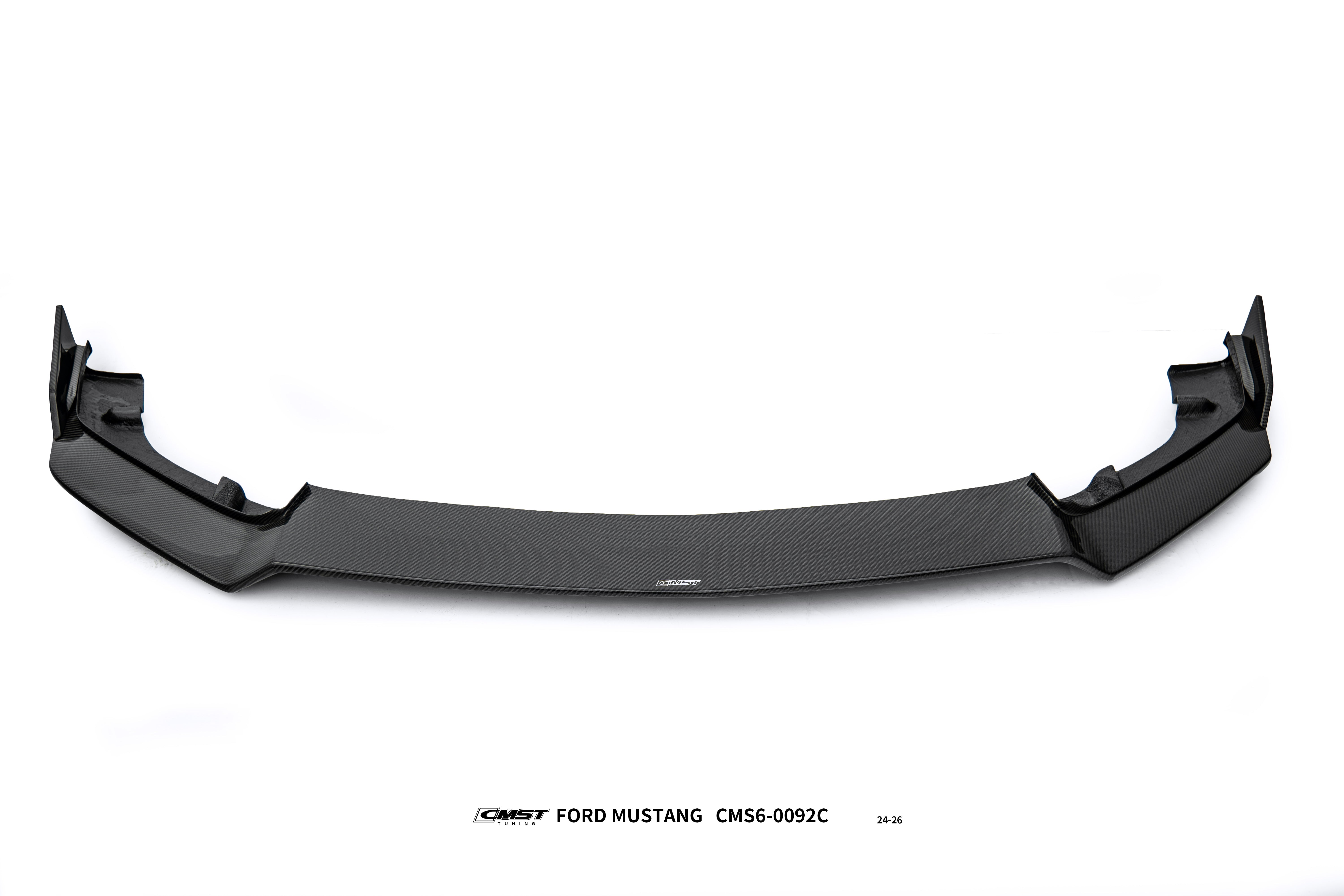 Ford Mustang S650 GT 2024-ON with Aftermarket Parts - V1 Front Lip Carbon Fiber / FRP from CMST Tuning