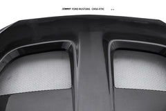 Ford Mustang S650 2.3 Ecoboost 5.0 GT Dark Horse 2024-ON with Aftermarket Parts - V1 GTD Style Hood Carbon Fiber / FRP from CMST Tuning