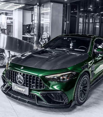 Mercedes Benz CLE-Class AMG CLE 53 / 450 / 300 C236 A236 2024-ON with Aftermarket Parts - Tempered Glass Clearview V2 Hood Carbon Fiber / FRP from CMST Tuning