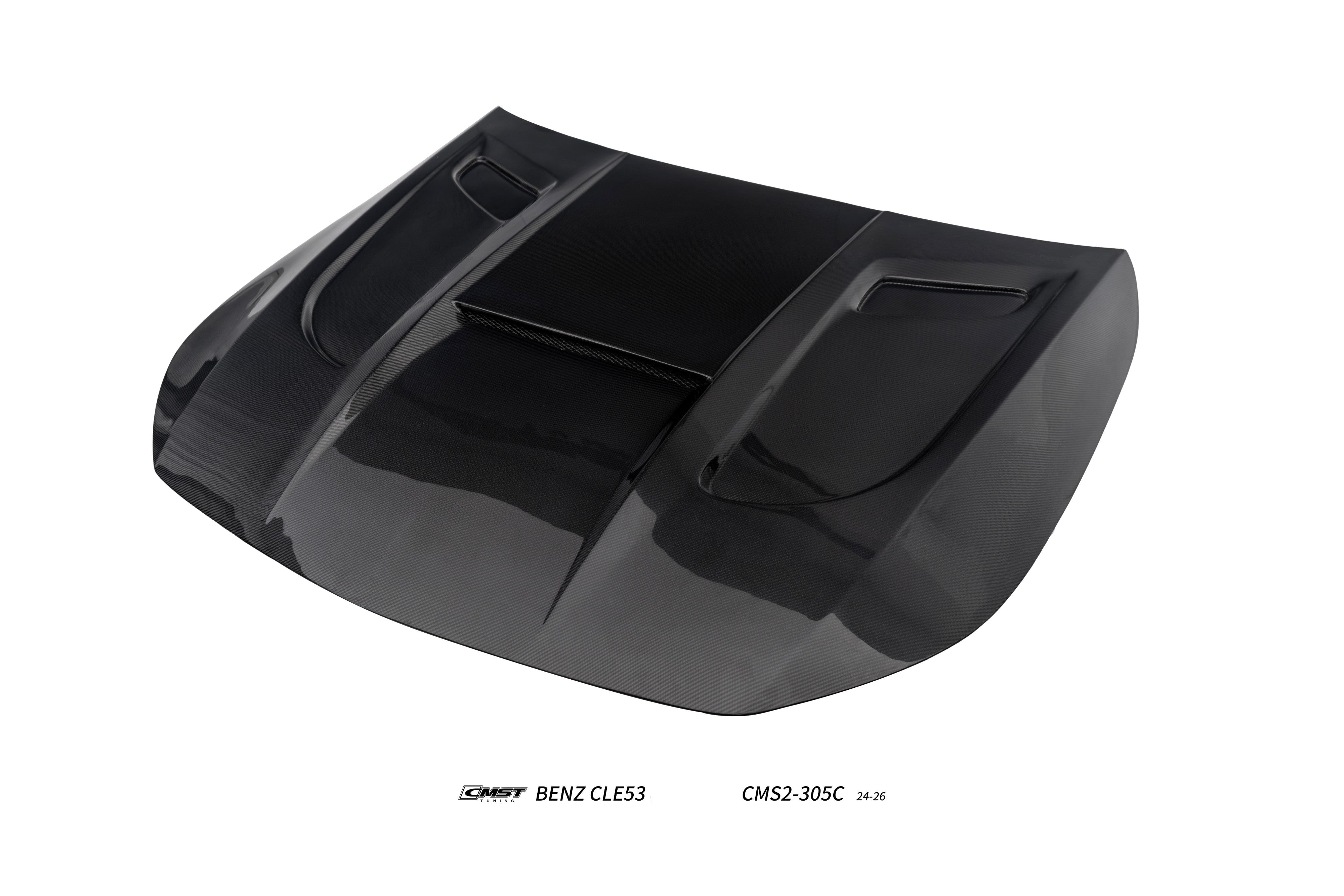 Mercedes Benz CLE-Class AMG CLE 53 / 450 / 300 C236 A236 2024-ON with Aftermarket Parts - V3 Hood Carbon Fiber / FRP from CMST Tuning