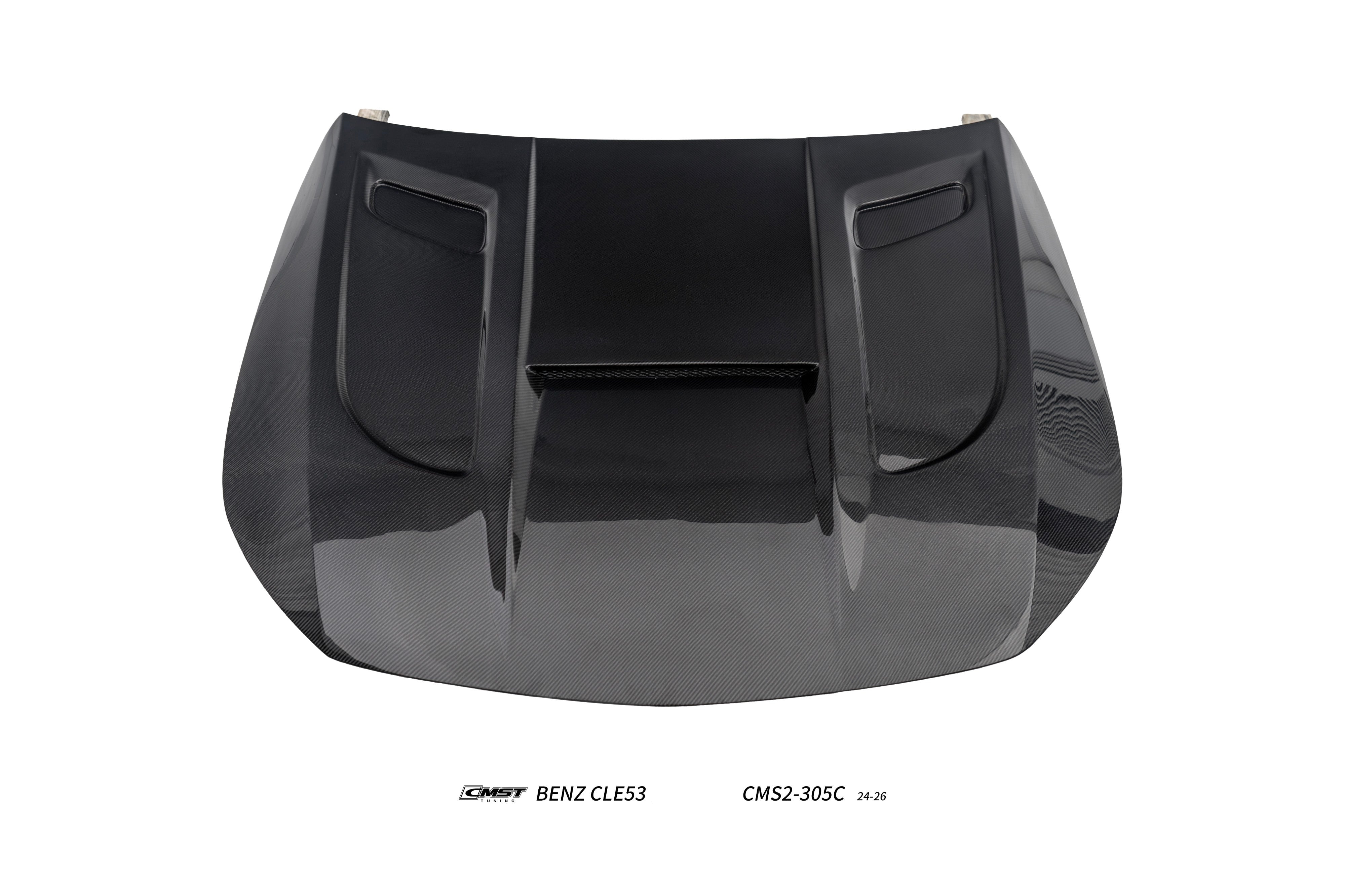 Mercedes Benz CLE-Class AMG CLE 53 / 450 / 300 C236 A236 2024-ON with Aftermarket Parts - V3 Hood Carbon Fiber / FRP from CMST Tuning