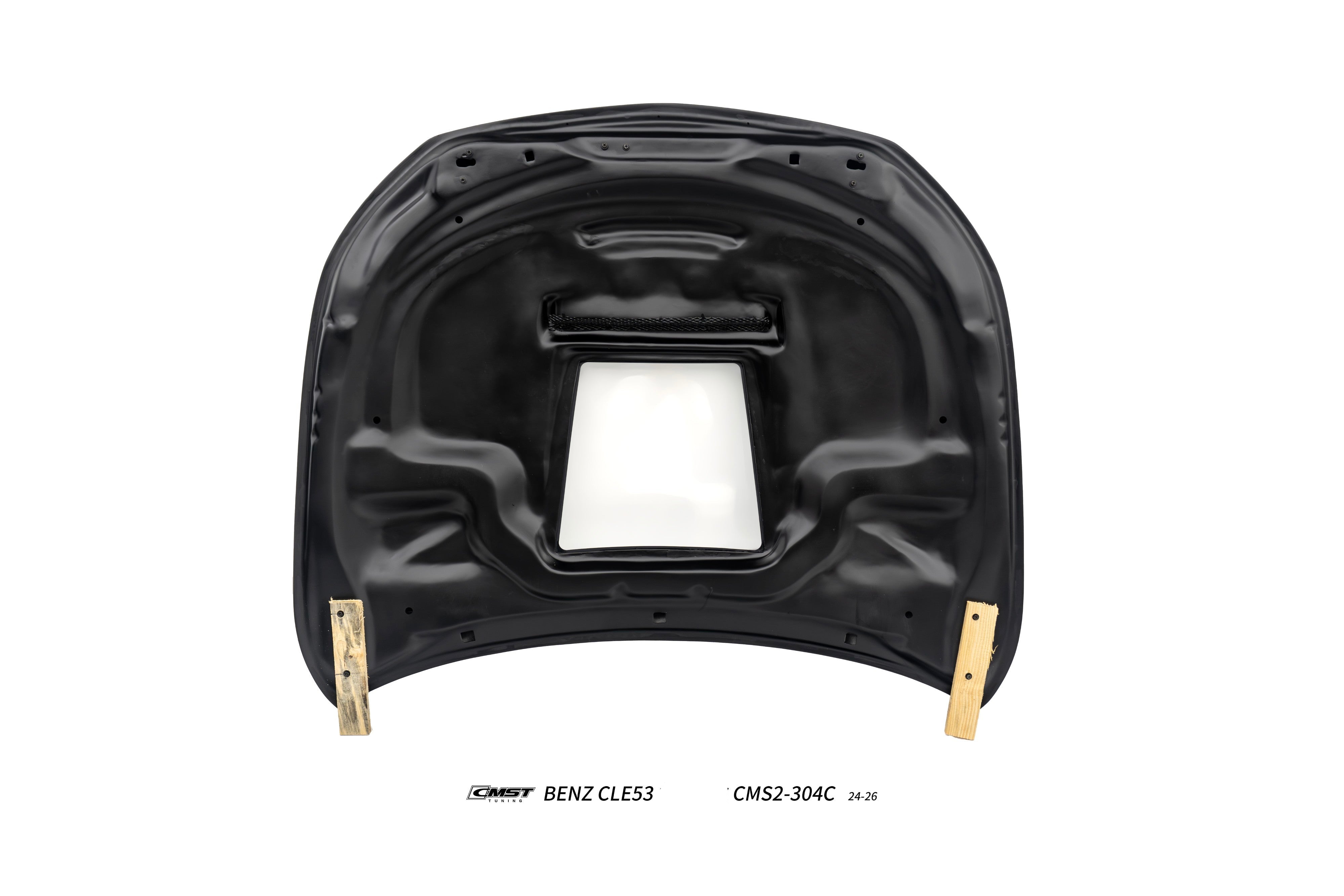 Mercedes Benz CLE-Class AMG CLE 53 / 450 / 300 C236 A236 2024-ON with Aftermarket Parts - Tempered Glass Clearview V2 Hood Carbon Fiber / FRP from CMST Tuning