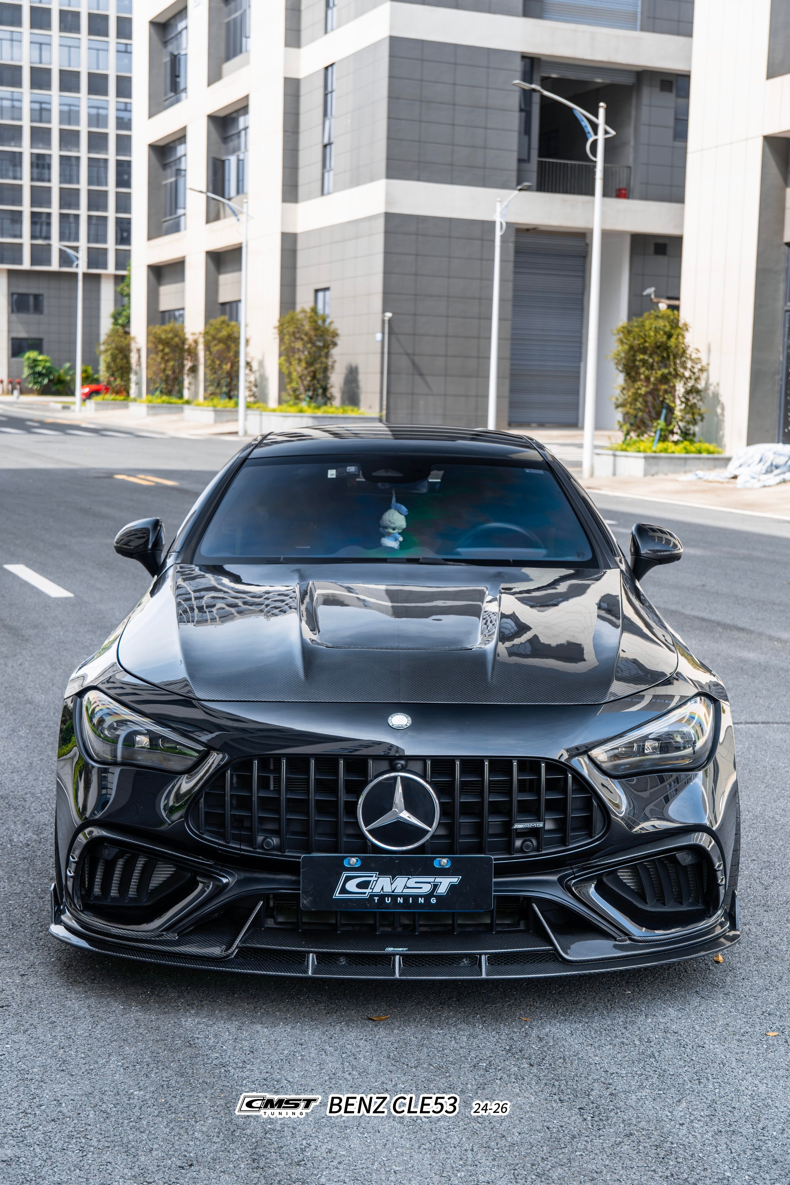 Mercedes Benz CLE-Class AMG CLE 53 / 450 / 300 C236 A236 2024-ON with Aftermarket Parts - V1 Hood Dry Pre-preg Carbon Fiber / FRP from CMST Tuning