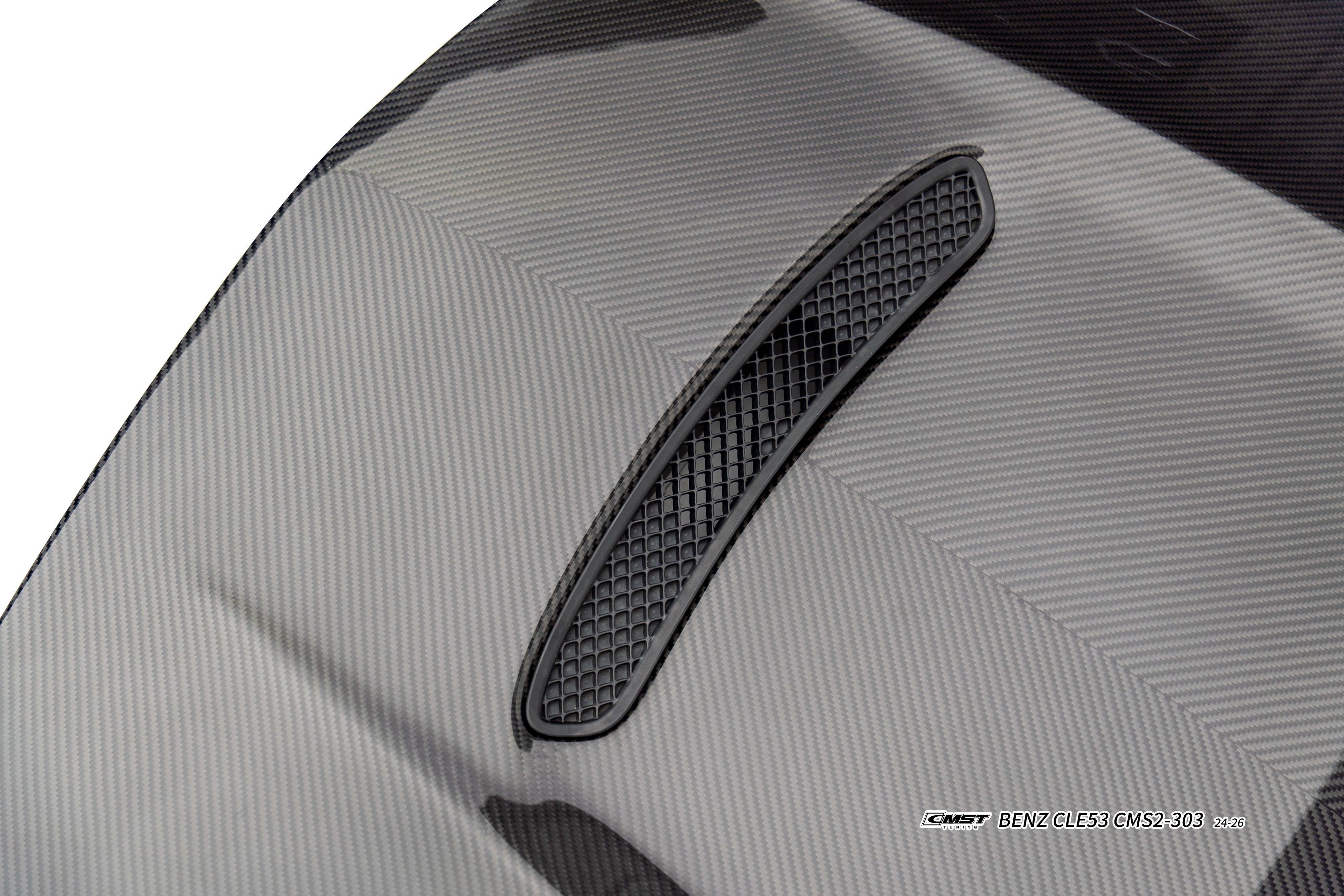 Mercedes Benz CLE-Class AMG CLE 53 / 450 / 300 C236 A236 2024-ON with Aftermarket Parts - V1 Hood Dry Pre-preg Carbon Fiber / FRP from CMST Tuning
