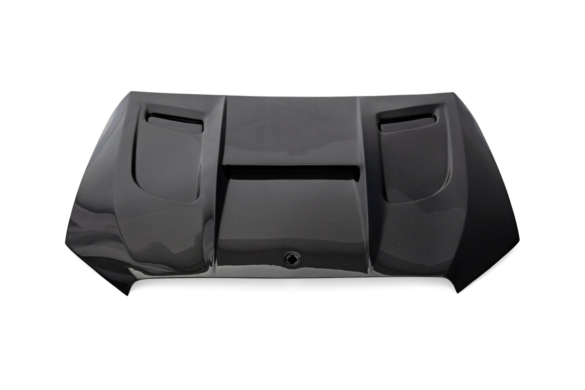Mercedes Benz E-Class E63S E63 E53 E43 AMG E550 E450 E400 E350 E300 W213 2017 2018 2019 2020 2021 2022 2023 with Aftermarket Parts - V1 Hood Carbon Fiber / FRP from CMST Tuning