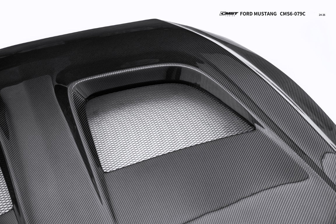 Ford Mustang S650 2.3 Ecoboost 5.0 GT Dark Horse 2024-ON with Aftermarket Parts - GTD Style Full Complete Kit Carbon Fiber / FRP from CMST Tuning