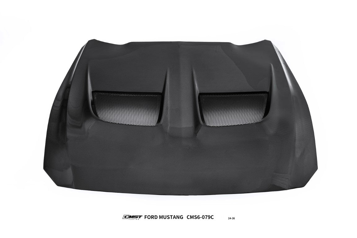Ford Mustang S650 2.3 Ecoboost 5.0 GT Dark Horse 2024-ON with Aftermarket Parts - GTD Style Full Complete Kit Carbon Fiber / FRP from CMST Tuning