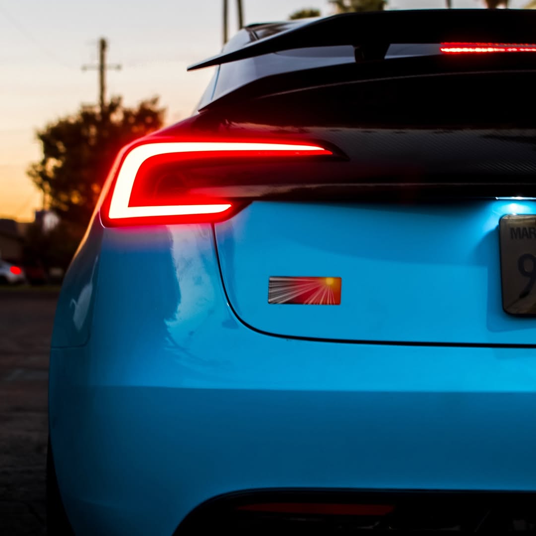  Tesla Model 3 Highland / Performance 2024-ON with Aftermarket Parts - V1 Style Rear Spoiler Carbon Fiber from CMST Tuning