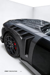 Ford Mustang S650 2.3 Ecoboost 5.0 GT Dark Horse 2024-ON with Aftermarket Parts - V1 Side Skirts Carbon Fiber / FRP from CMST Tuning