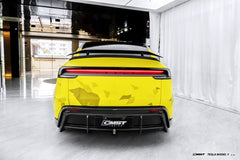 Tesla Model Y Juniper 2026-ON with Aftermarket Parts - V1 Rear Spoiler Carbon Fiber / FRP from CMST Tuning