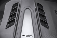 Ford Mustang S650 2.3 Ecoboost 5.0 GT Dark Horse 2024-ON with Aftermarket Parts - V2 Clearview Glass Transparent Hood Carbon Fiber / FRP from CMST Tuning
