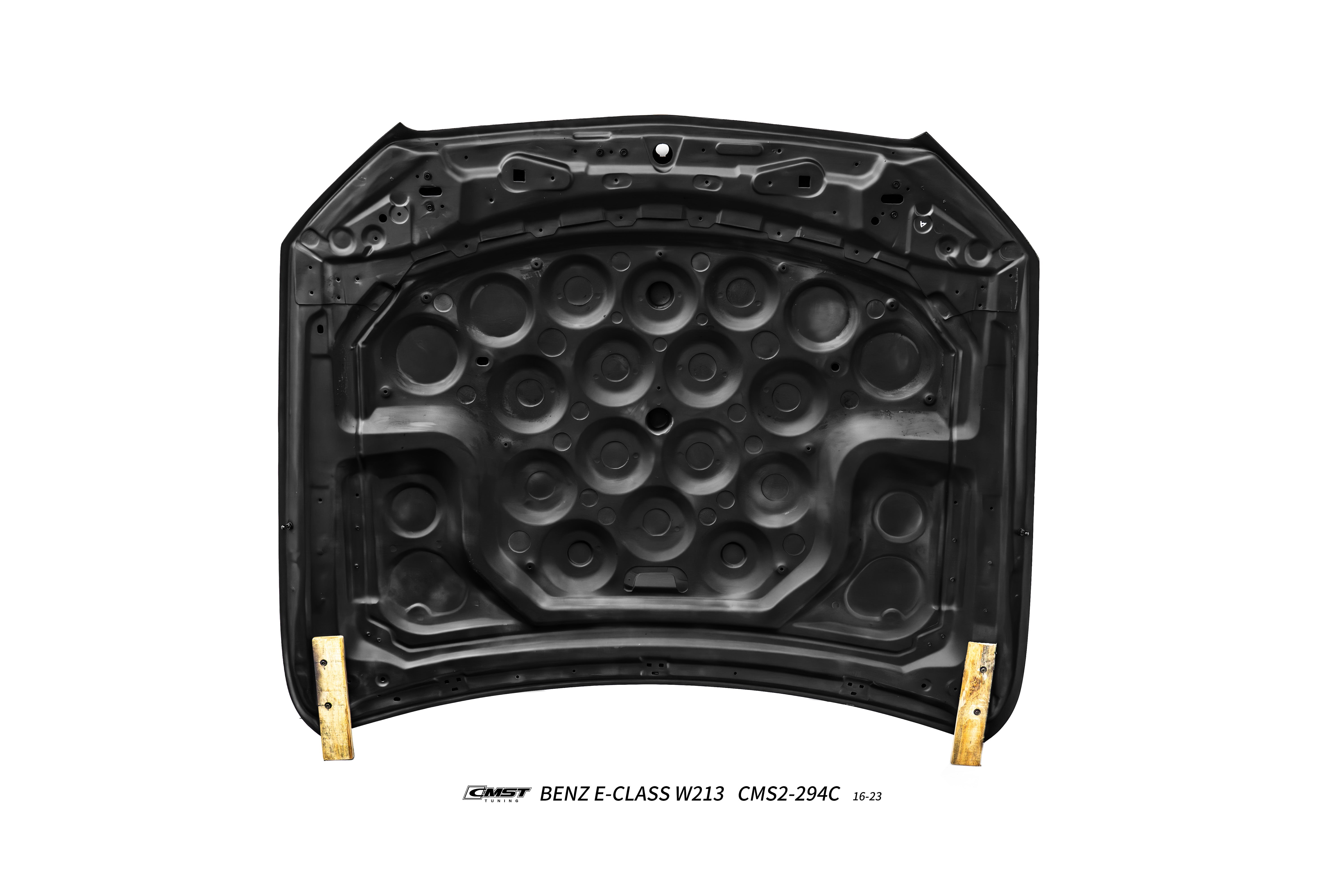Mercedes Benz E-Class E63S E63 E53 E43 AMG E550 E450 E400 E350 E300 W213 2017 2018 2019 2020 2021 2022 2023 with Aftermarket Parts - V2 Hood Carbon Fiber / FRP from CMST Tuning