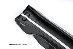 Ford Mustang S650 2.3 Ecoboost 5.0 GT Dark Horse 2024-ON with Aftermarket Parts - V2 Side Skirts Carbon Fiber / FRP from CMST Tuning
