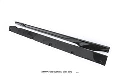 Ford Mustang S650 2.3 Ecoboost 5.0 GT Dark Horse 2024-ON with Aftermarket Parts - V2 Side Skirts Carbon Fiber / FRP from CMST Tuning