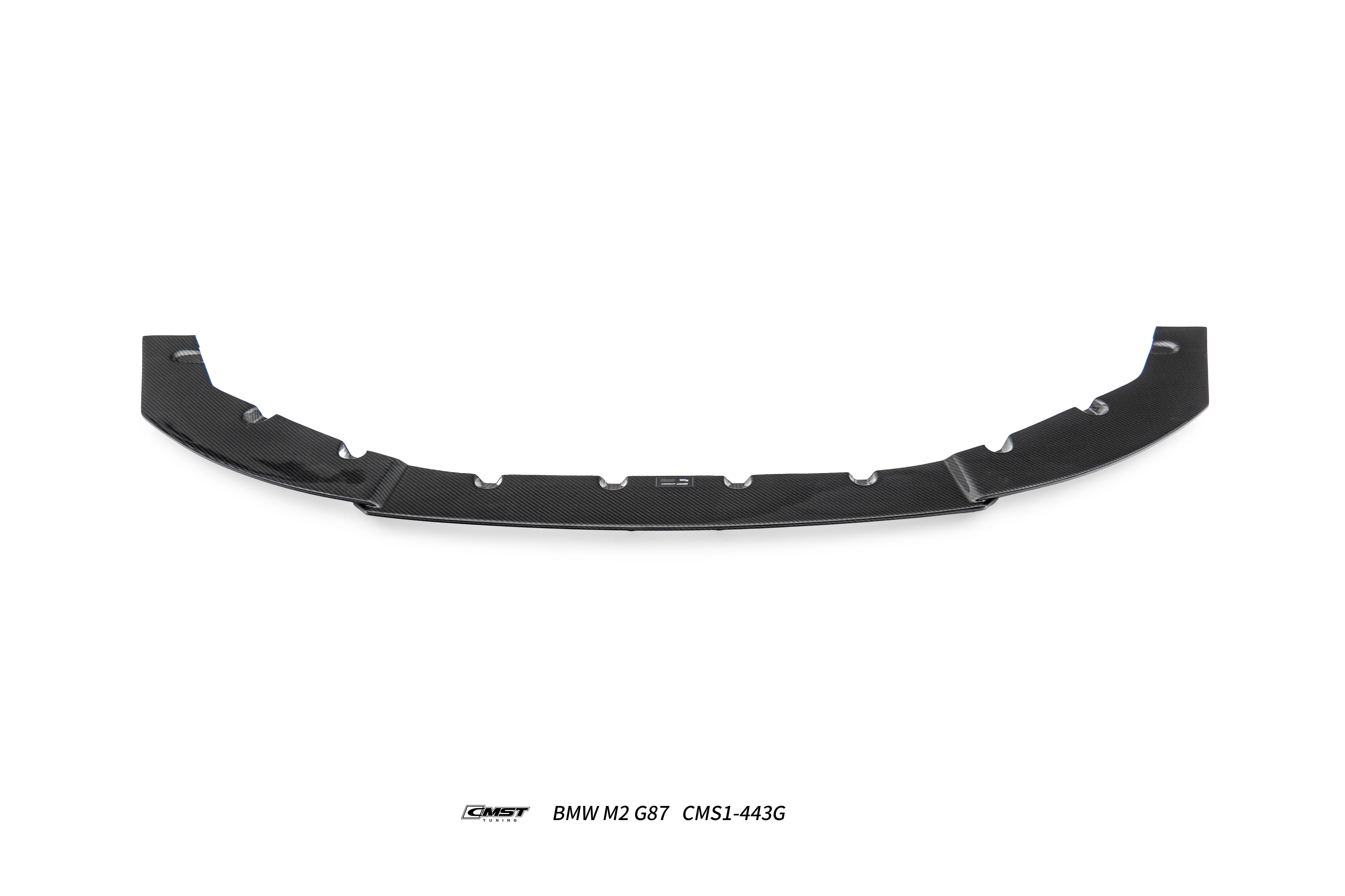 BMW M2CS M2 G87 2023-ON with Aftermarket Parts - V2 Style Front Lip Dry Pre-preg Carbon Fiber / FRP from CMST Tuning