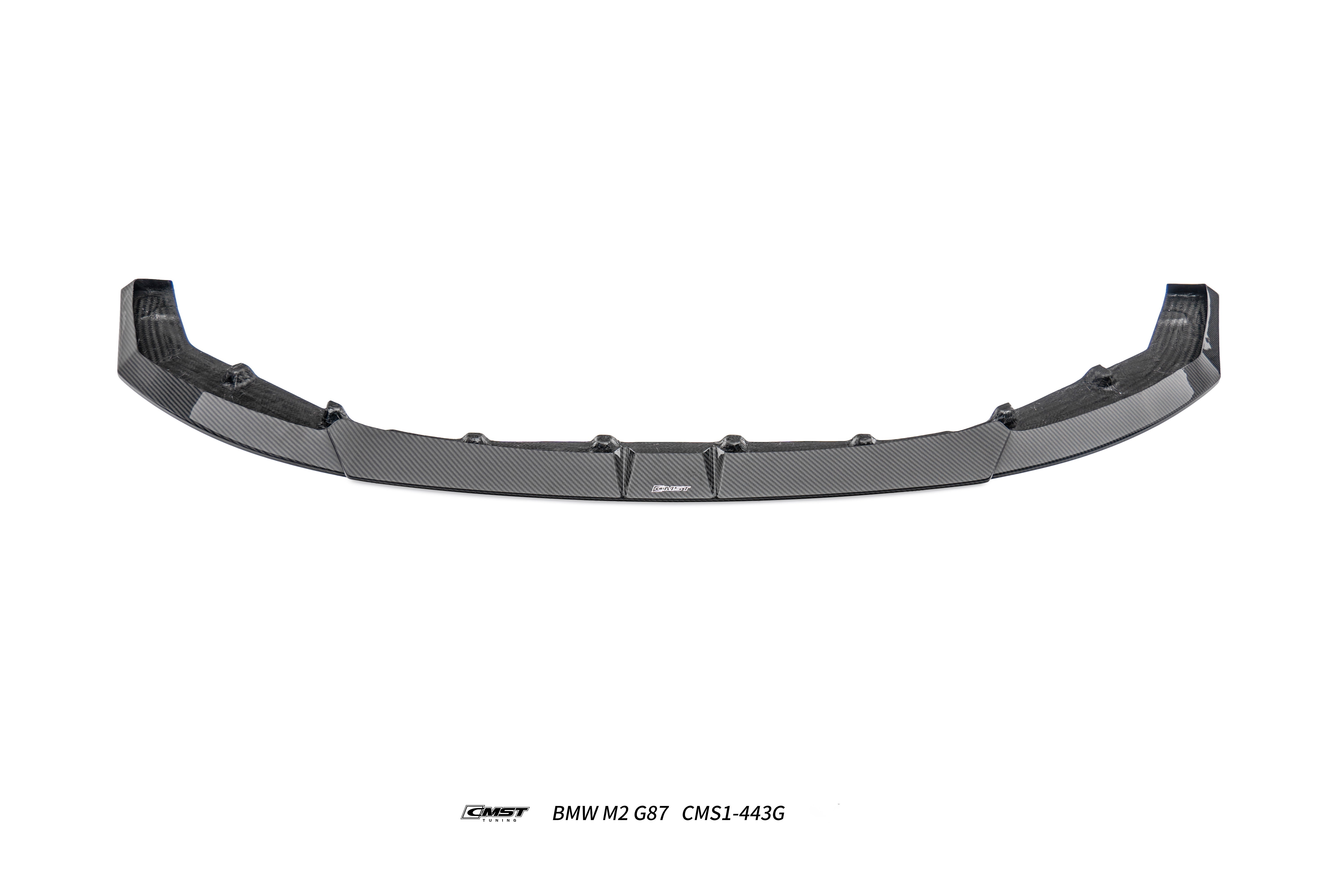 BMW M2CS M2 G87 2023-ON with Aftermarket Parts - V2 Style Front Lip Dry Pre-preg Carbon Fiber / FRP from CMST Tuning
