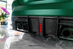 BMW M3CS M3C M3 G80 G81 2021-ON & M4CS M4C M4 G82 G83 2021-ON with Aftermarket Parts - V2 Style Rear Diffuser & Canards Dry Pre-preg Carbon Fiber / FRP from CMST Tuning