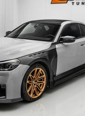 BMW M2CS M2 G87 2023-ON with Aftermarket Parts - V2 Style Front Fenders Dry Pre-preg Carbon Fiber / FRP from CMST Tuning
