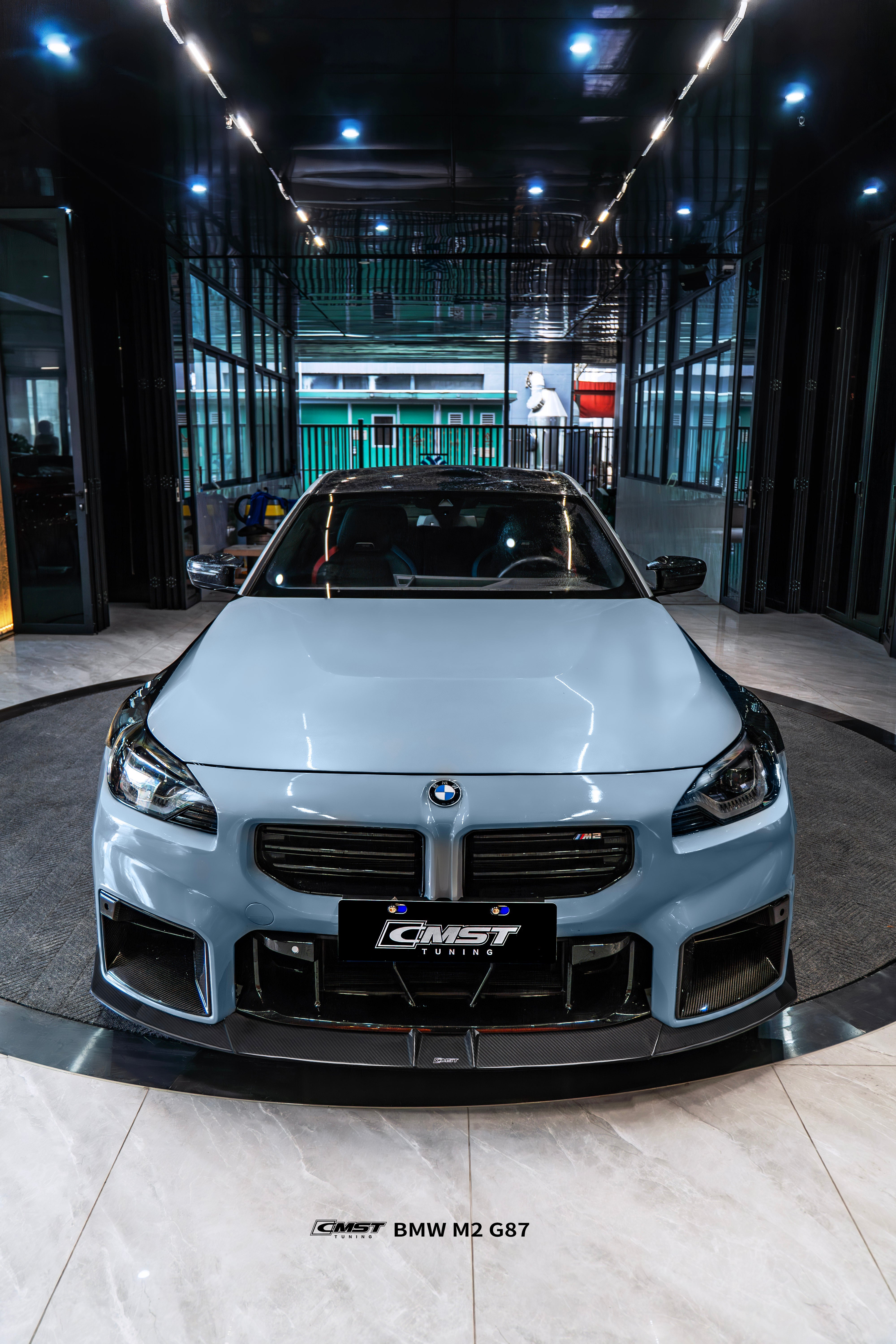 BMW M2CS M2 G87 2023-ON with Aftermarket Parts - Front Side Intake Vent Replacement Trim Dry Pre-preg Carbon Fiber / FRP from CMST Tuning