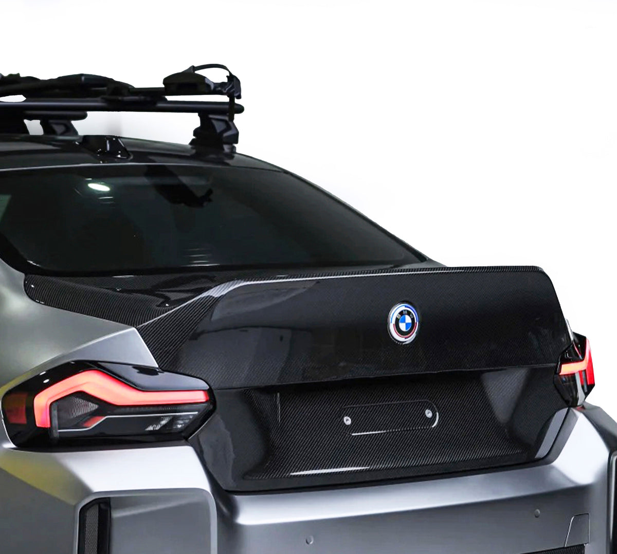 BMW M2CS M2 G87 2023-ON & 2 Series M240i 230i G42 2022-ON with Aftermarket Parts - V3 Style Rear Trunk Dry Pre-preg Carbon Fiber / FRP from CMST Tuning