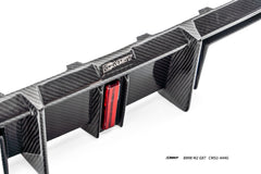 BMW M2CS M2 G87 2023-ON with Aftermarket Parts - V2 Style Rear Diffuser Dry Pre-preg Carbon Fiber / FRP from CMST Tuning